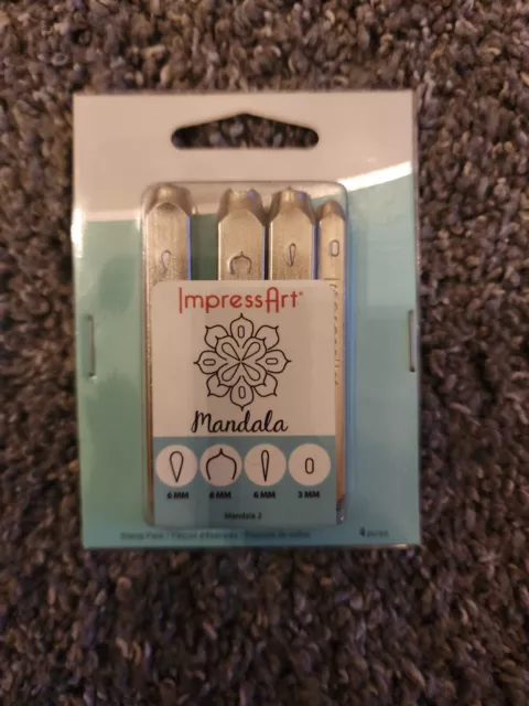 ImpressArt Mandala Series Stamp Pack, SC15K-AE-4PC