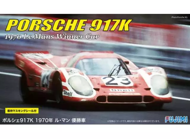 Porsche 917K 1970 Le Mans Winner Car Kunststoffbausatz Modellauto 1:24 Fujimi