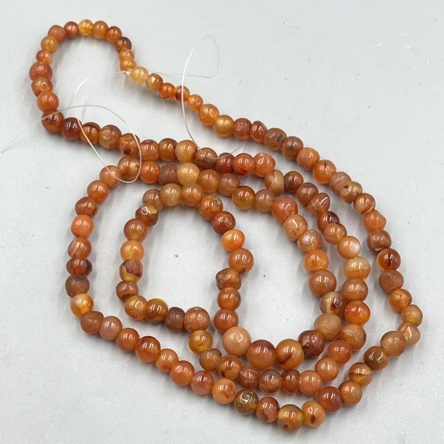 Beautiful Ancient Old Carnelian Agate stone Beads lot Beads