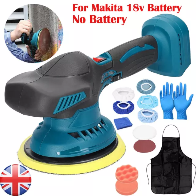 6in Cordless Rotary Car Polisher Buffer Sander Polishing Machine For Makita 18V