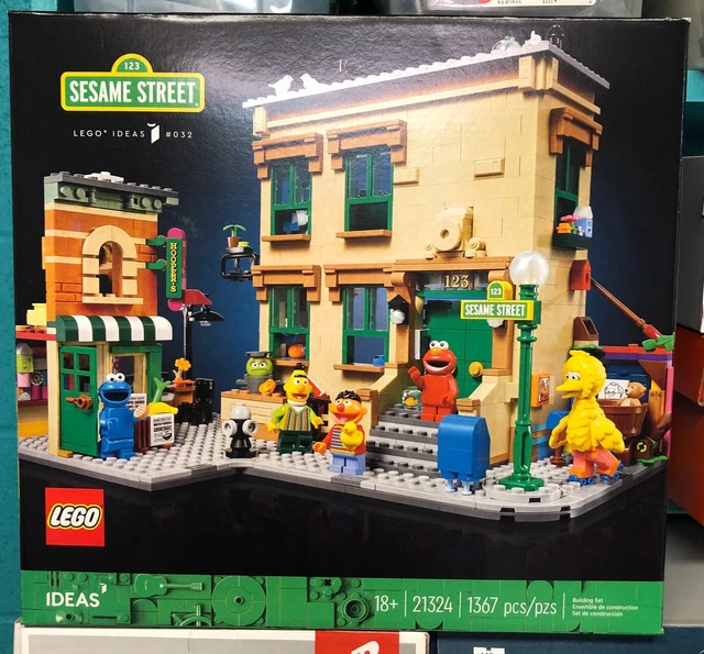 LEGO 21324 123 Sesame Street Ideas Creator Bert Ernie Big Bird 1367 pcs ...