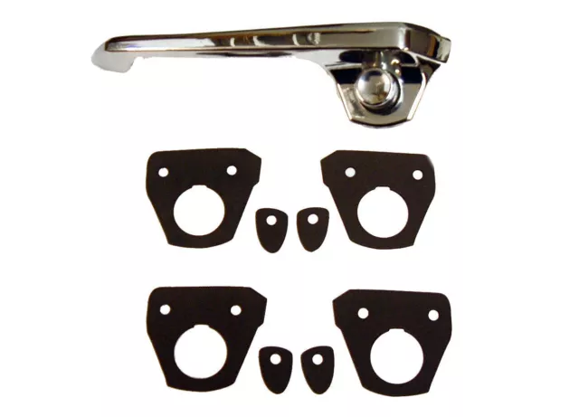 Hillman Hunter Door Handle Gasket Set - Minx Humber Sceptre Gazelle Rapier Vogue