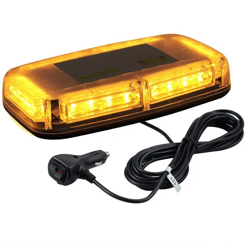 24 LED Car Roof Recovery Light Bar Flashing Beacon Warning Light Strobes Amber