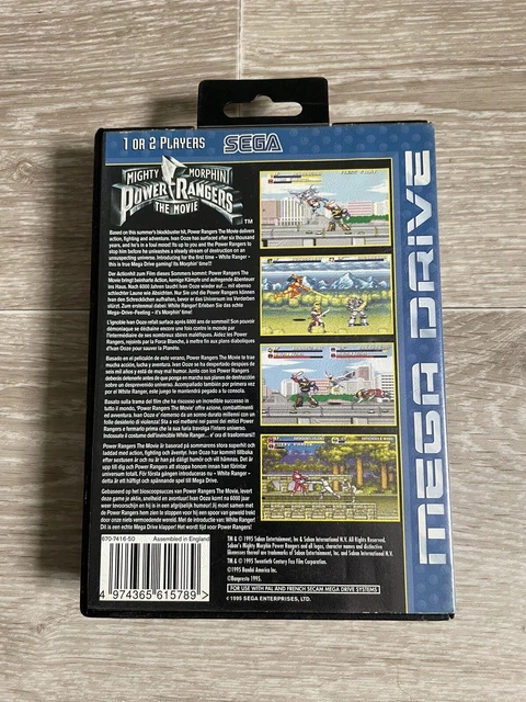 SEGA Mega Drive - Mighty Morphin Power Rangers: Il Film - PAL