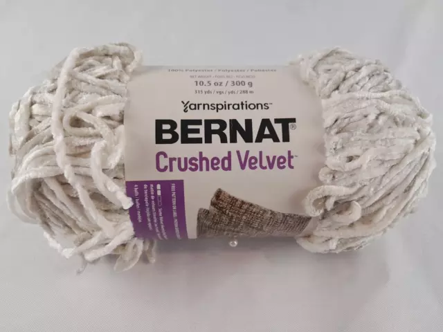 Bernat Crushed Velvet Yarn - Blue Brilliance