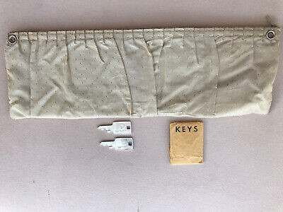 2 Vintage SAMSONITE 170 S Luggage, Suitcase Keys w/13 1/2” Zippered Compartment