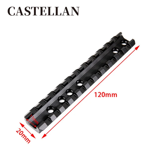 Rail Picatinny InTheTarget Pour Fusil à Canon Ventilé – 85 Mm