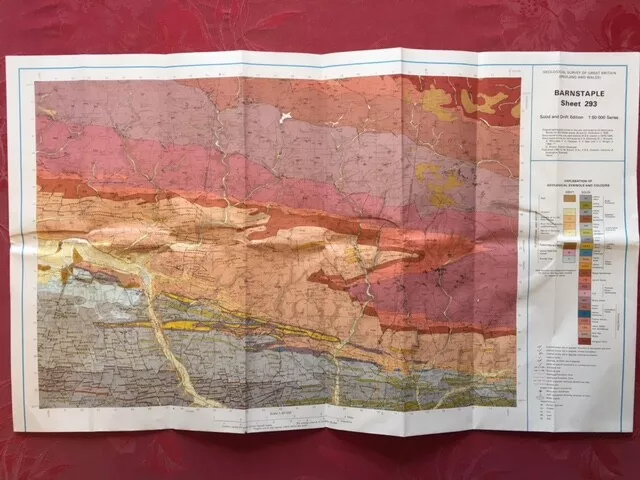 Barnstaple Sheet 293 British Geological Survey BGS Geology Map IGS