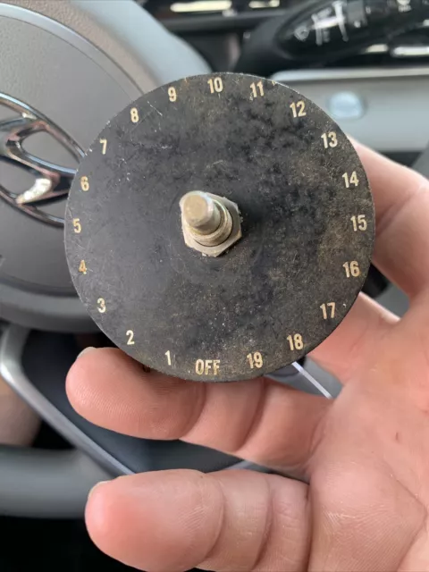 Vintage Rotary Dial switch 19 position Wafer old Ham Radio Tester Stereo Part