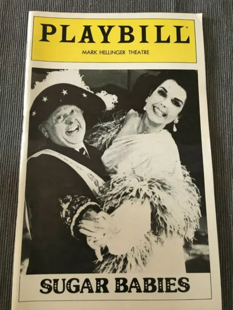 Broadway Playbill 1980 SUGAR BABIES Mickey Rooney Ann Miller burlesque musical