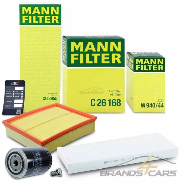 Mann-Filter Inspektionspaket Filtersatz A Für Vw Passat 3B 3Bg 1.9 Tdi Bj 96-99