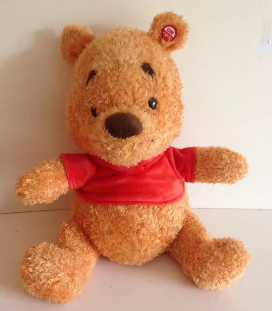 Winnie The Pooh Hallmark Interactive Story Buddy Plush Soft Toy Talking 10" Pooh