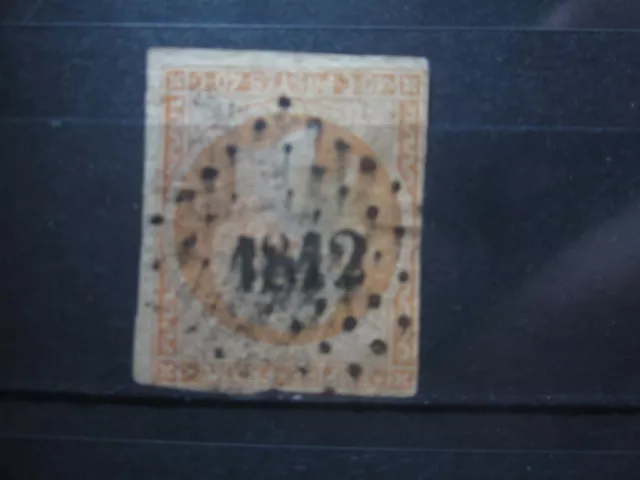 Timbre De France N° 16 - Napoleon Non Dentele - Obliteration Pc 1812  ( Luxeuil)