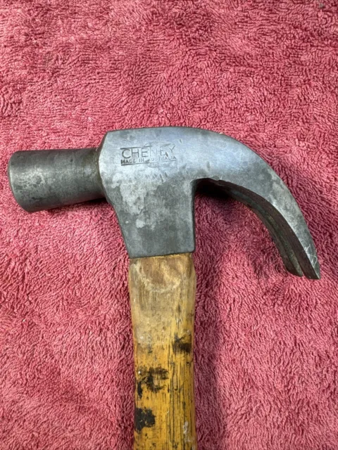 VINTAGE CHENEY NAIL GRABBER CLAW HAMMER Made In Australia