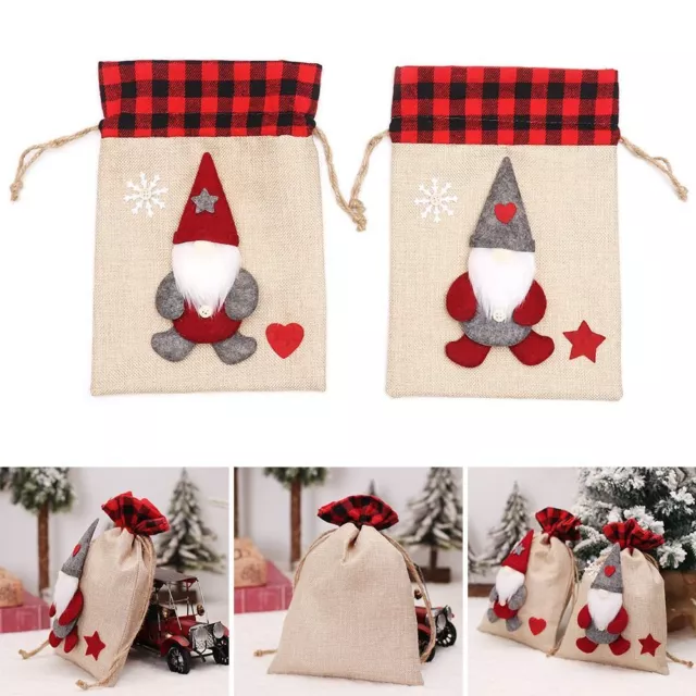 Party Supplies Xmas Candy Bags Biscuit Bags Merry Christmas Candy Treat Bag