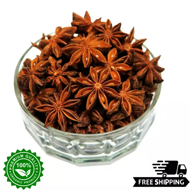 Whole Star Anise | Anís Estrella | Ceylon Organic Premium Quality Spice Bulk