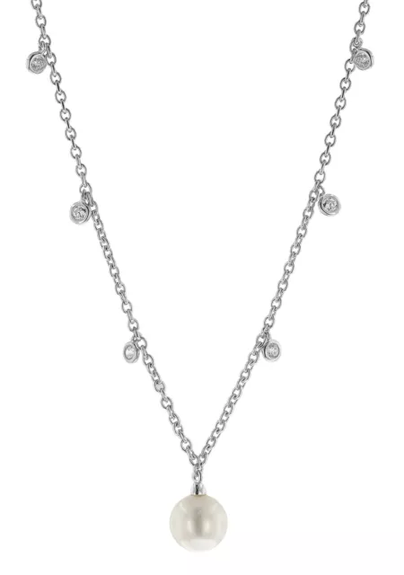 Viventy Bijoux Collier pour Femme Argent 925 avec Perle Et Zirkonium 783849