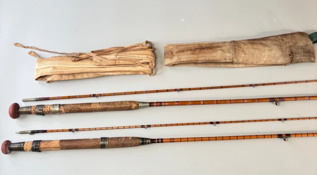 cane fly fishing rods uk Sharpes  Featherweight 7' 6" 4/5 wt sold HARDY BROS. MARVEL BAMBOO