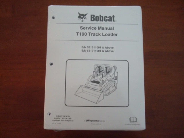 NEW GENUINE BOBCAT S175 S185 Skid Steer Service Manual #6904132 $69.99