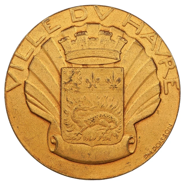 Médaille Bronze Rare Centi Informatique 1982 Par Santucci - Collection