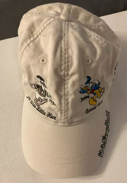 Walt Disney World Many Faces of Donald Duck Embroidered Strapback Hat