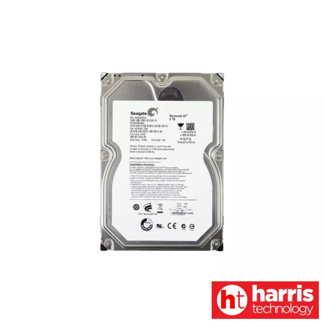 (USED) SEAGATE 3.5" 2TB SATA Hard Drive (ST32000542AS)