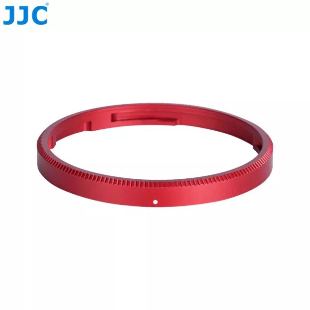 JJC RN-GR3X high quality Camera Lens Decoration Ring for Ricoh GR IIIx (Red)