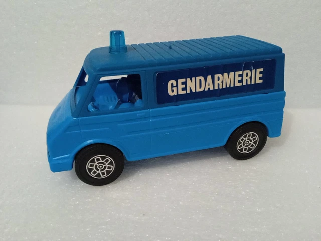 Camion Postal PTT Ancien – Jouet En Plastique Vintage – Made In France – Fourgon