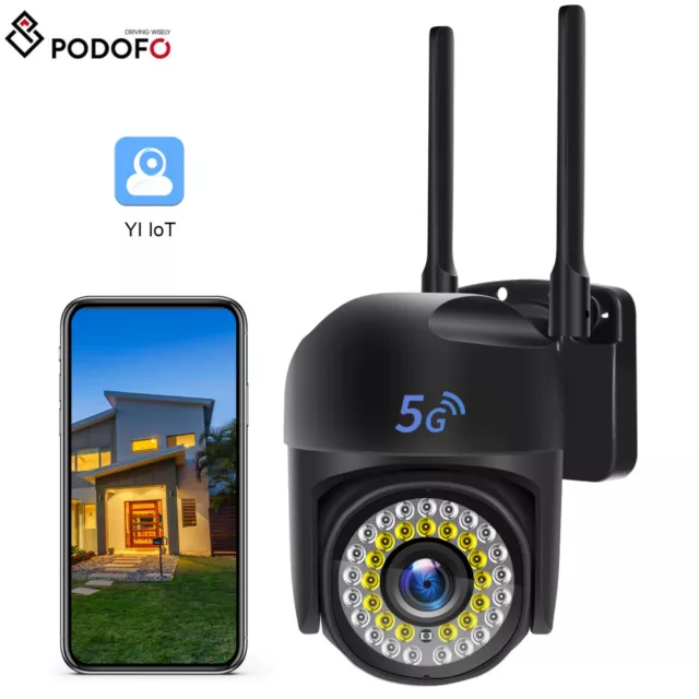 360° 5G FUNK WLAN WIFI 1080P IP NETZWERK CAMERA Outdoor AUßEN ÜBERWACHUNGSKAMERA