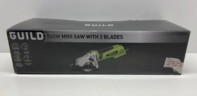 GUILD 85MM COMPACT Plunge Saw 500W Mini Saw 2 Blades Tool 3727