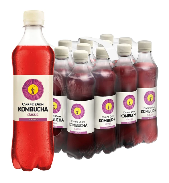 Tè Carpe Diem Kombucha tè freddo Schorle 11 x 500 ml incl. cauzione 2,75 € NUOVO MHD 9/23