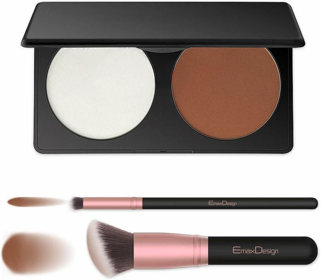 18 x Pennelli per il trucco, Set professionale per make up, Setole morbide 7