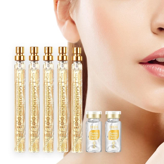 Ensemble de levage de fil protéiné Essence de visage Sérum hydratant