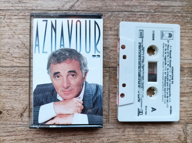 Charles Aznavour Aznavour 92 K7 Cassette Audio Tape Holland 1991