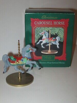 Hallmark  Ornament Tobin Fraley Carousel Horse Christmas #2 OF 4 HORSES (HOLLY)