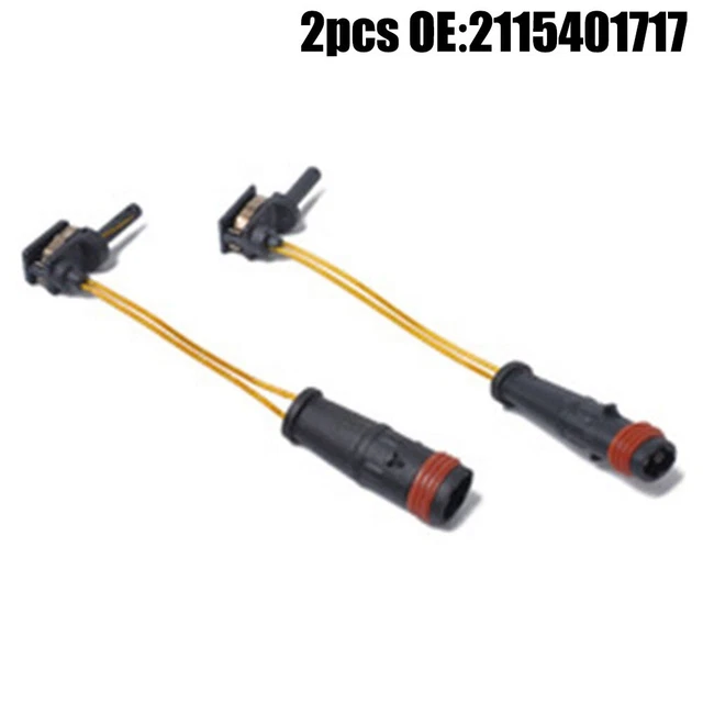 2pcs/Set For Mercedes-Benz Front Rear Brake Pad Sensor Lines Wires 2115401717