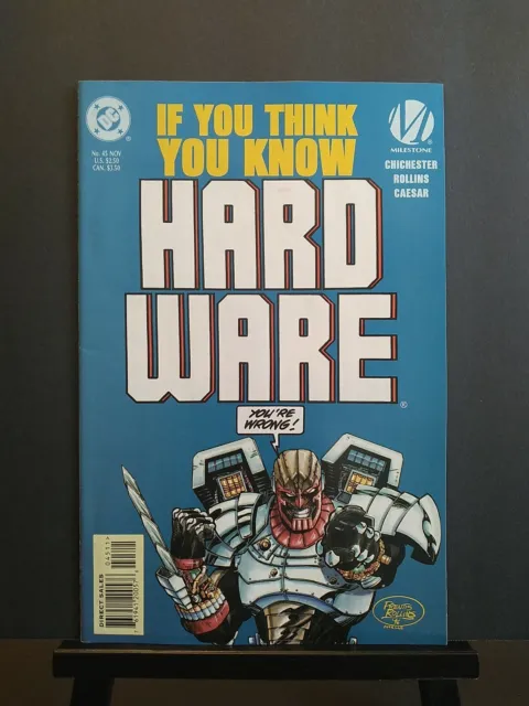 Hardware #45 NM 9.4 Scarce (DC/Milstone 1993) RARE HTF Late Issue Low Print Run