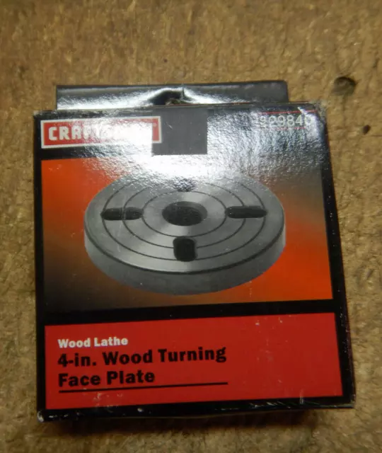 New Old Stock Craftsman Wood Lathe 4" Faceplate 1"-8 Mount
