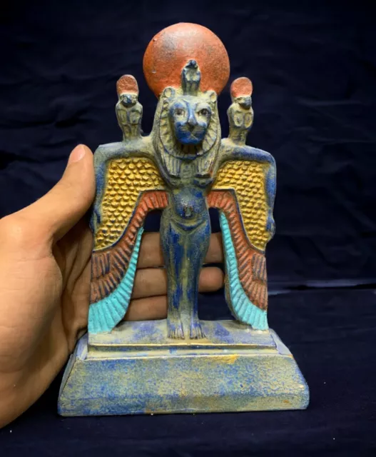 Goddess Sekhmet Statue of Ancient Antiquities Unique Pharaonic Rare Egyptian BC