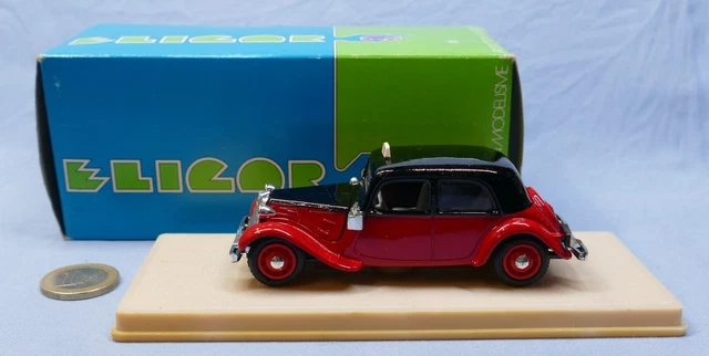 Citroën Traction Avant Taxi Parisien 1939 - Modèle Réduit 1:43 Eligor Ref.1053C | Occasion En Métal