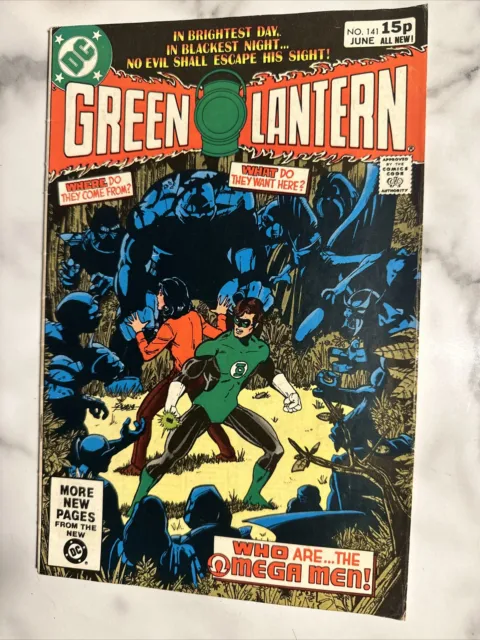 Green Lantern #141 KEY 1st Appearance Omega Men (DC 1981) VG+ Bronze Age comic