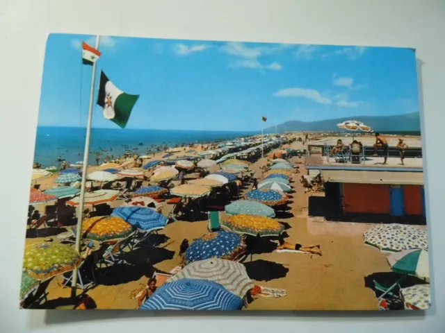 Cartolina Viaggiata "TORRE DEL LAGO PUCCINI La Spiaggia" 1975