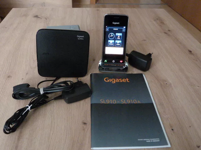 Gigaset SL910A Bluetooth Schnurloses Telefon - Piano Black