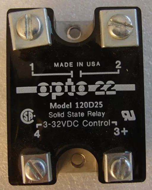 Opto22 120D25 SOLID STATE RELAY 25A