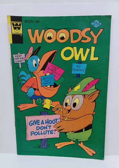 Woodsy Owl #5 Give A Hoot Don't Pollute - Whitman Comic Book 1974