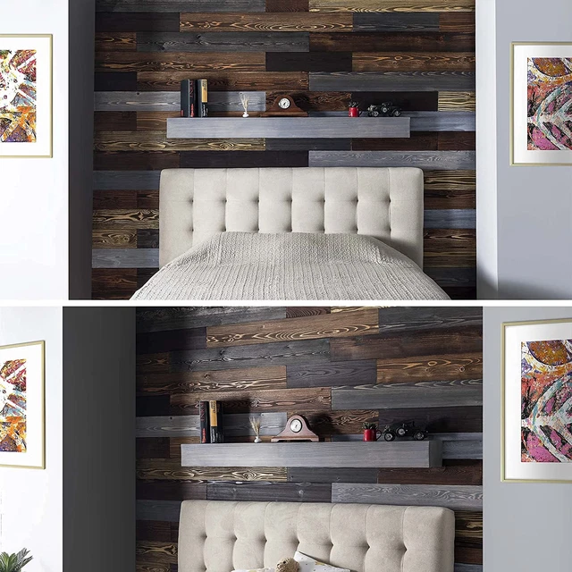 Barn Wood Wall Planks, Rustic Solid Wood Panels, Shiplap Boards, Accent Wall Dec 3