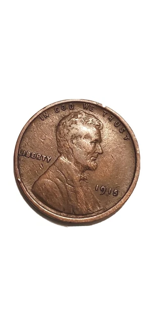 1915 P Lincoln Wheat Cent/ Penny