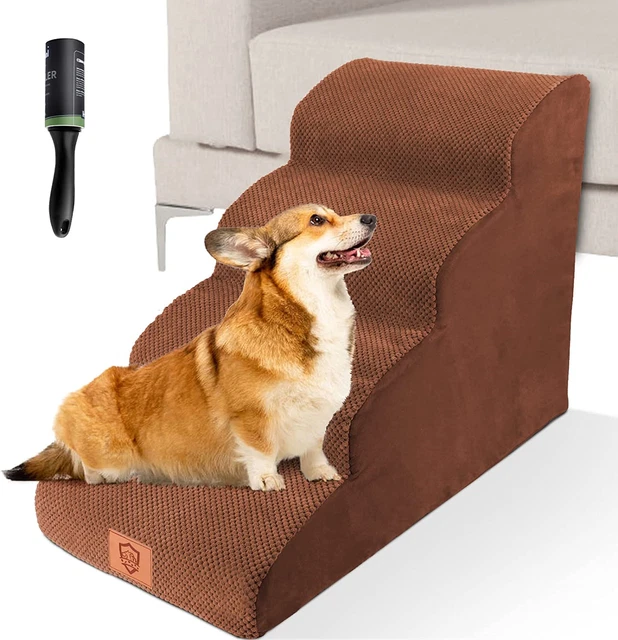 Escaleras para mascotas de 4 pasos + cubierta lavable escaleras grandes para perros