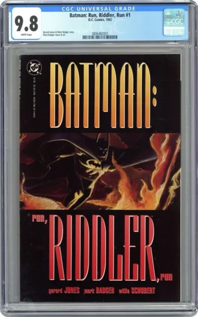 Batman Run Riddler Run 1 (1992) just 1 of 3 CGC 9.8 1992 DC Comics ptb