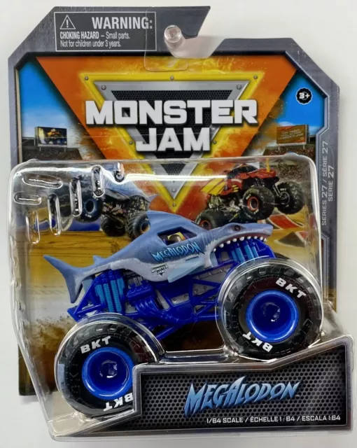 MONSTER JAM TRUCK MEGALODON 164 2023 Series 27 True Heavy Metal CHASE